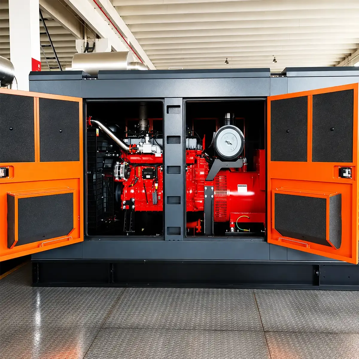 BJS Cummins Series 350kW Silent Natural Gas Generator Set